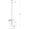 Подвесной светильник MAYTONI GIRO MOD095PL-02BS